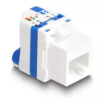 DeLOCK 88130 Keystone modulis plokščias RJ-45 mėlynas baltas 22,5 mm