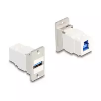 DeLOCK montažinis keystone modulis USB 5Gbps Type-A moteriškas į Type-B moteriškas