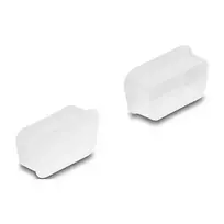 DeLOCK 67121 dulkių dangtelis VGA prievadui 2 vnt. Skaidrus PVC
