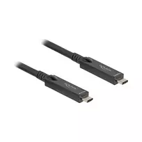 DeLOCK USB 3.2 Gen 2 aktyvus optinis laidas USB-C 10 m juodas 84257