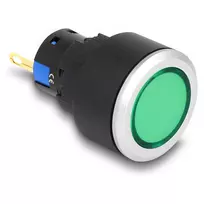 Pramoninė LED mašininė lemputė DELOCK 22055 — 1 lempa, AC 250V/5A, IP40/IP65, Ø 2,5 cm, H 42 mm