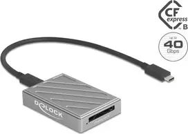 Kortelių skaitytuvas DELOCK 91021 USB Type-C 40Gbps, skirtas CFexpress Type B