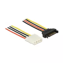 Vidinis maitinimo laidas DeLOCK 60137 0,5 m SATA 15 kontaktų – Molex 4 kontaktų