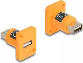 DeLOCK D tipo modulis USB 2.0 Type-A motina į motiną oranžinis