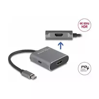 DeLOCK USB-C skirstytuvas DP Alt režimas į 2x HDMI MST 3840x2160