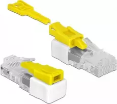RJ45 jungtis DeLOCK 85334 balta geltona (5 vnt.)