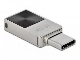 USB atmintukas DeLOCK 16GB USB-C 5Gbps metalinis korpusas