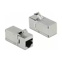 DeLOCK Keystone modulis RJ45 lizdas į RJ45 lizdą Cat.6A 90° kampu