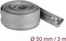 Braided apsauginis vamzdelis DeLOCK 20838 3 m x 50 mm pilkas