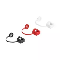 DeLOCK Dulkėms atsparus RJ45 kištuko dangtelis su tvirtinimo spaustuku, 50 vnt., spalvotas