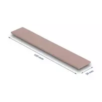 Šiluminė tarpinė DeLOCK 18483 3 W/m·K Rožinė 20x120x2 mm