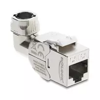 RJ45 Keystone modulio lizdas Cat.6A beįrankis 90° DELOCK 90800