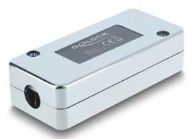 Tinklo jungčių dėžutė DELOCK Cat.6 STP LSA, S/UTP ekranavimas, 35×82×23 mm, sidabrinė