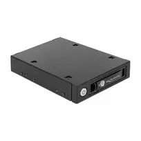 DeLOCK 47232 Juodas metalinis krepšelis 2,5 inch diskams į 3,5 inch lizdą