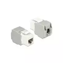 Keystone modulis DeLOCK 86341, RJ45 lizdas, LSA gnybtai, baltas