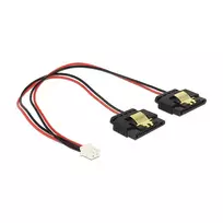 Vidinis maitinimo laidas DeLOCK 85249 0,2 m Molex į 2 x SATA