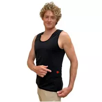 Glovii GV2M šildoma liemenė žiemos sportui, slidinėjimui, snieglenčių sportui, unisex, poliesteris, juoda
