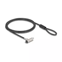 Navilock Laptop Schloss mit Schlüssel für HP Nano Slot 1.80 m schwarz (20678)