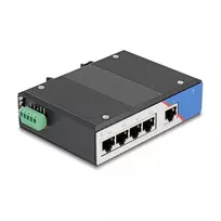 Ethernet jungiklis DELOCK 80162 – 5 portų Gigabit RJ45 montavimui ant DIN bėgio