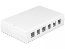 Elektros jungiamoji dėžutė DeLOCK 86172 Nerūdijantis plienas Balta 111,6x171x38 mm