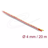 Kabelių įvorė DELOCK 19012 skaidri, 20 m, vidinis skersmuo 2 mm, išorinis 4 mm, temperatūra -40–200°C