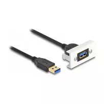 DeLOCK Easy 45 modulis USB 3.2 Gen 1 USB Type-A lizdas – 1 m laidas