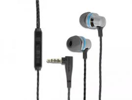 Ausinės DeLOCK 27183 In-Ear 3,5 mm lizdas su mikrofonu ir garsumo valdymu