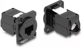 DeLOCK D tipo modulis RJ45 Cat.6 motina prie LSA motinos juodas 87816