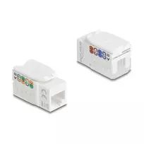 Delock 90720 Keystone modulis RJ45 į LSA Cat.6A UTP, 90 laipsnių, be įrankių
