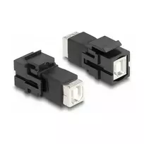 DeLOCK Keystone modulis USB 2.0 Type-B lizdas – USB 2.0 Type-B lizdas juodas