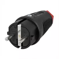 ABL Expert Schuko kištukas 100000043 (TPE) juodas IP44 3x2,5 (100000043)