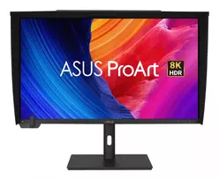 32 colių ASUS ProArt PA32KCX 8K itin didelės raiškos (7680×4320) IPS LCD monitorius, 5 ms, 1000 cd/m², USB 3.2 Gen 2, VESA, įmontuoti garsiakalbiai