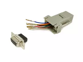 Equip 133388 adapteris DB9 į RJ45, moteriškas, pilkas, 72x33x16 mm