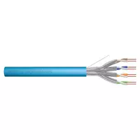 DIGITUS CAT 6A U/FTP montažinis kabelis 305 m, simplex, Cca, Easy Pull Box, mėlynas
