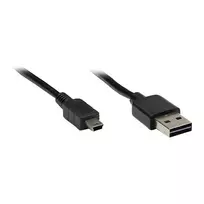 GoodConnections USB 2.0 EASY Plug A–Mini-B laidas, juodas, 1m