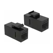Keystone modulis DeLOCK 86629 Plokščias Juodas RJ-45