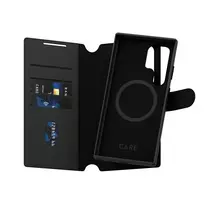 PanzerGlass CARE Feature Case Tango Two-in-One Wallet dėklas Samsung Galaxy S24 Ultra, permatomas