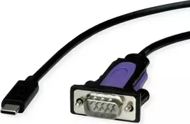 ROLINE Converter-Cable USB-C - Serial, FTDI Chipset, 1,8 m (12.02.1170)