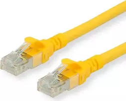 ROLINE Patch-Cable RJ-45 (M) į RJ-45 (M) 2 m UTP CAT 6a - halogenų neturintis, liejinis, vytas - geltonas (21.15.2722)