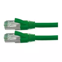 ROLINE RM Patch Laidas Cat.6A S/FTP (PiMF), žalias, 0,5 m