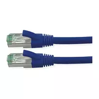 ROLINE RM Patch Laidas Cat.6A S/FTP (PiMF), Mėlynas, 1,5 m