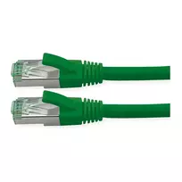 ROLINE RM Patch Laidas Cat.6A S/FTP (PiMF), žalias, 0,3 m