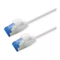 ROLINE Patch Cable Cat.6A (Class EA) S/FTP (PiMF), LSOH, PoE, baltas, 0,5 m