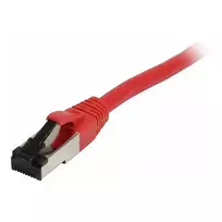Synergy21 Patch Laidas RJ45, CAT8.1 2000MHz, 0,25 m, Raudonas, S-STP (S/FTP), TPE/LSZH (SuperFlex), AWG26