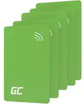 NFC prieigos kortelių rinkinys (5 vnt.) Green Cell HabuDen EVGCAKNFC5 elektromobilių įkrovimo stočiai