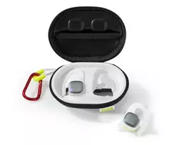 Hama Spirit Athletics belaidės ausinės TWS su ausų kabliuku sportui Bluetooth balta, geltona