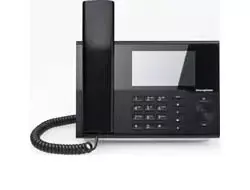 IP232 IP Telefonas Juodas su PoE maitinimo galimybe