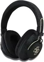 GUESS belaidė Bluetooth ausinė su metaliniu logotipu, juoda, GUBHS72P4FC4MK