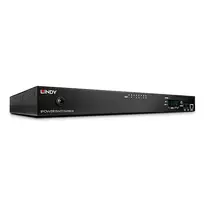 Lindy IPower Switch Pro 8 – nuotolinis maitinimo valdiklis per IP, 8 lizdai, C14 jungtis, juoda, plieninis korpusas