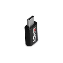 Lindy USB 3.2 Type C į C 100W duomenų blokatorius, USB Type C, USB Type C, juoda